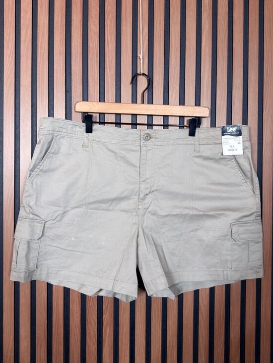 Lee Pants - New Lee Shorts 22 Medium Women’s Beige Mid Rise Mushroom Soft Waist Band
